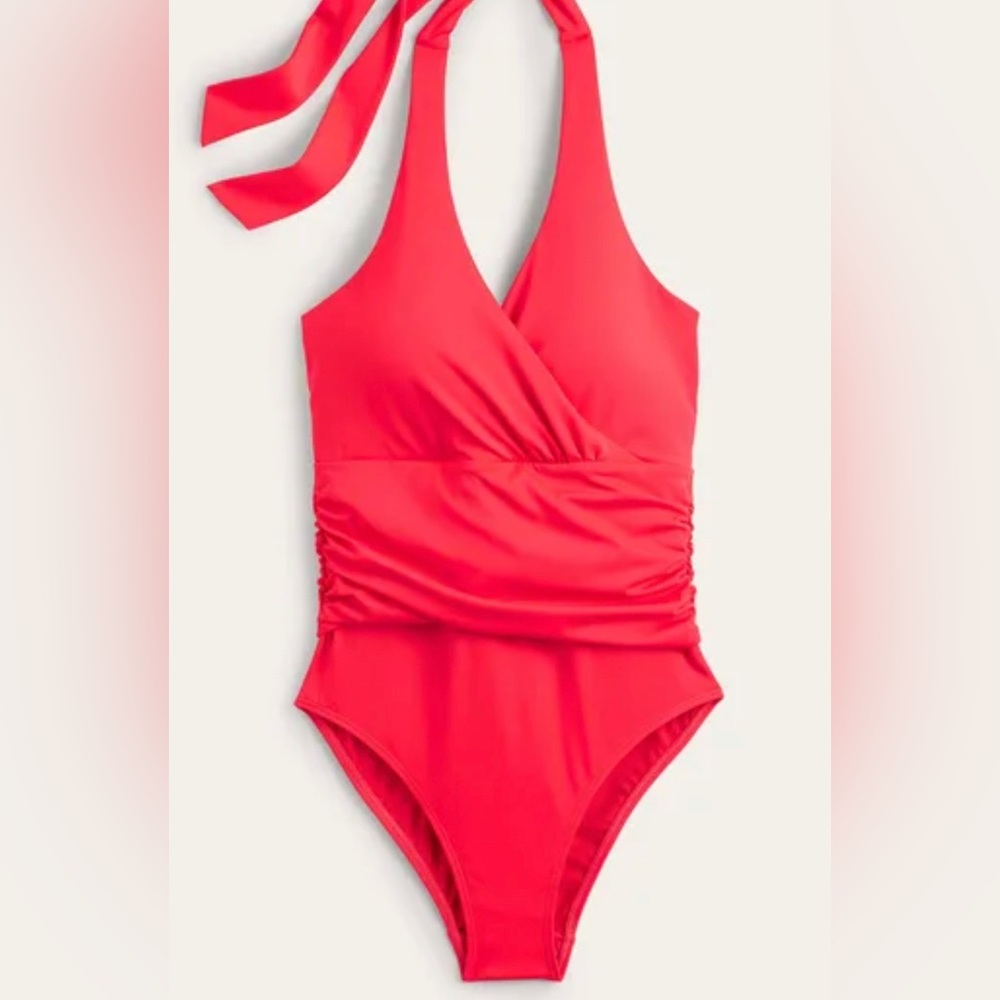 NWT Halter Ruched Swimsuit - Picture 4 of 7